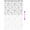 Bruserullegardin med kassette 150x240 cm Stofbredde 146 cm