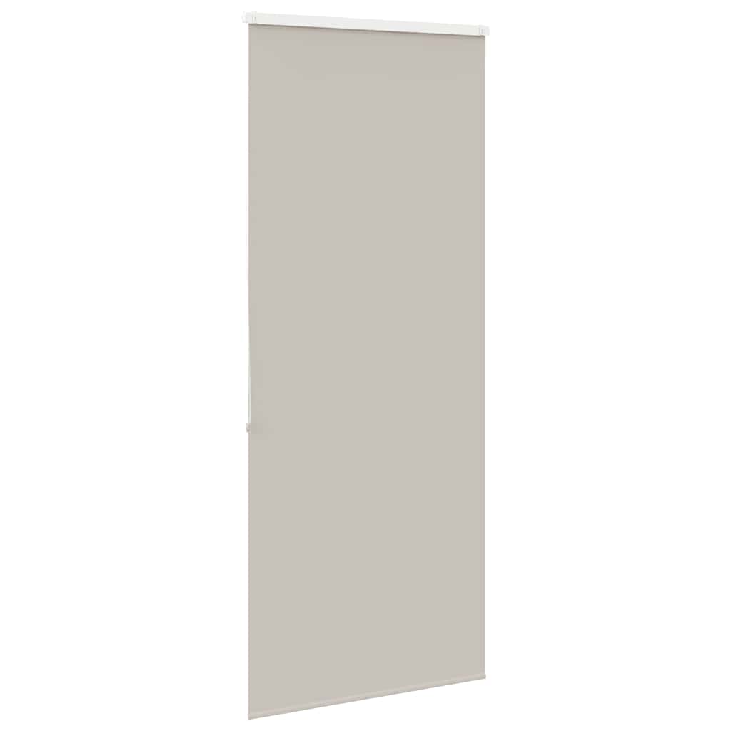 Bruserullegardin med kassette 90x240 cm Stofbredde 86 cm