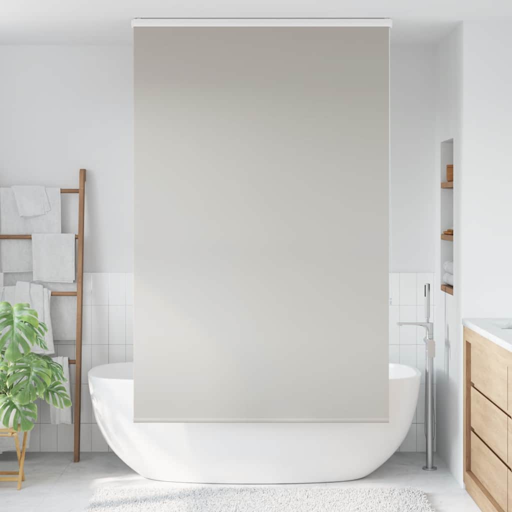Bruserullegardin med kassette 130x240 cm Stofbredde 126 cm
