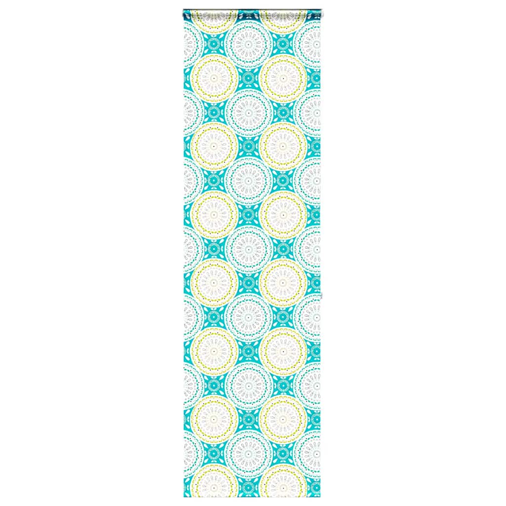 Bruserullegardin med kassette 60x240 cm Stofbredde 56 cm