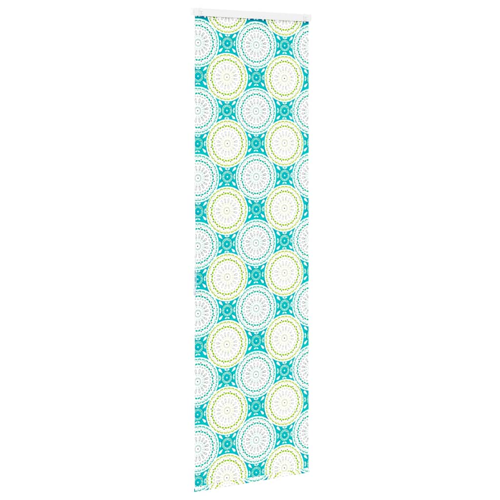 Bruserullegardin med kassette 60x240 cm Stofbredde 56 cm