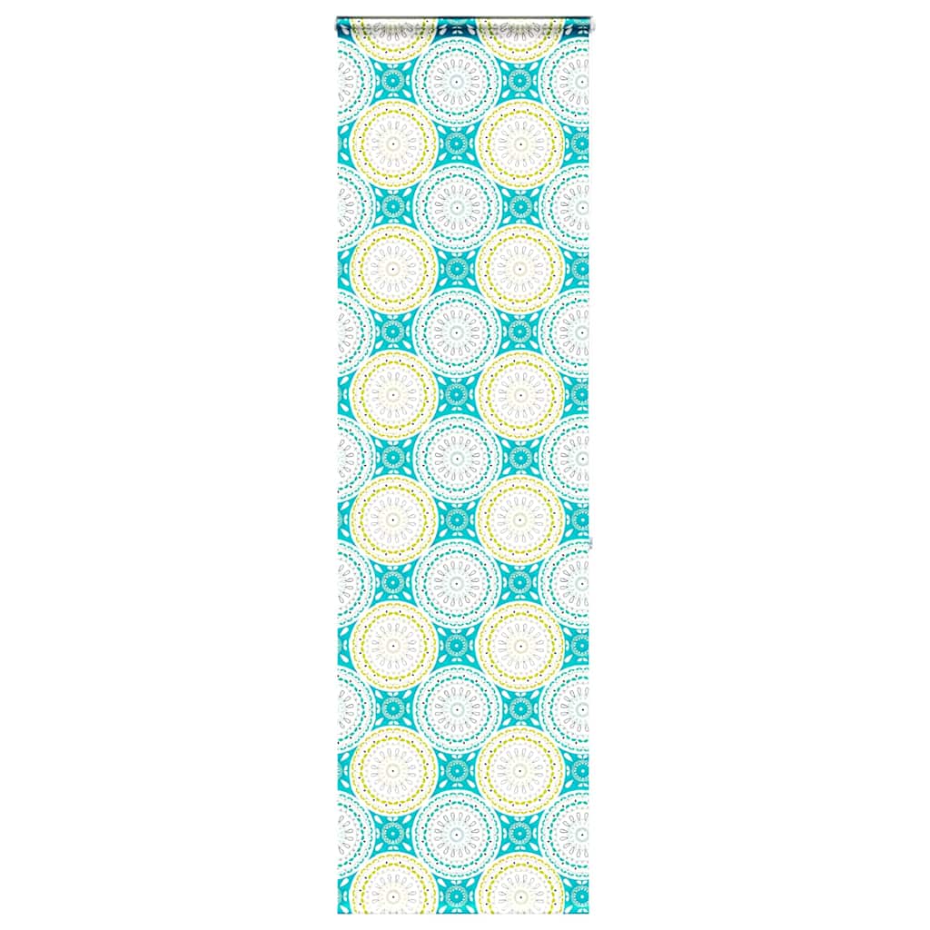 Bruserullegardin med kassette 80x240 cm Stofbredde 76 cm
