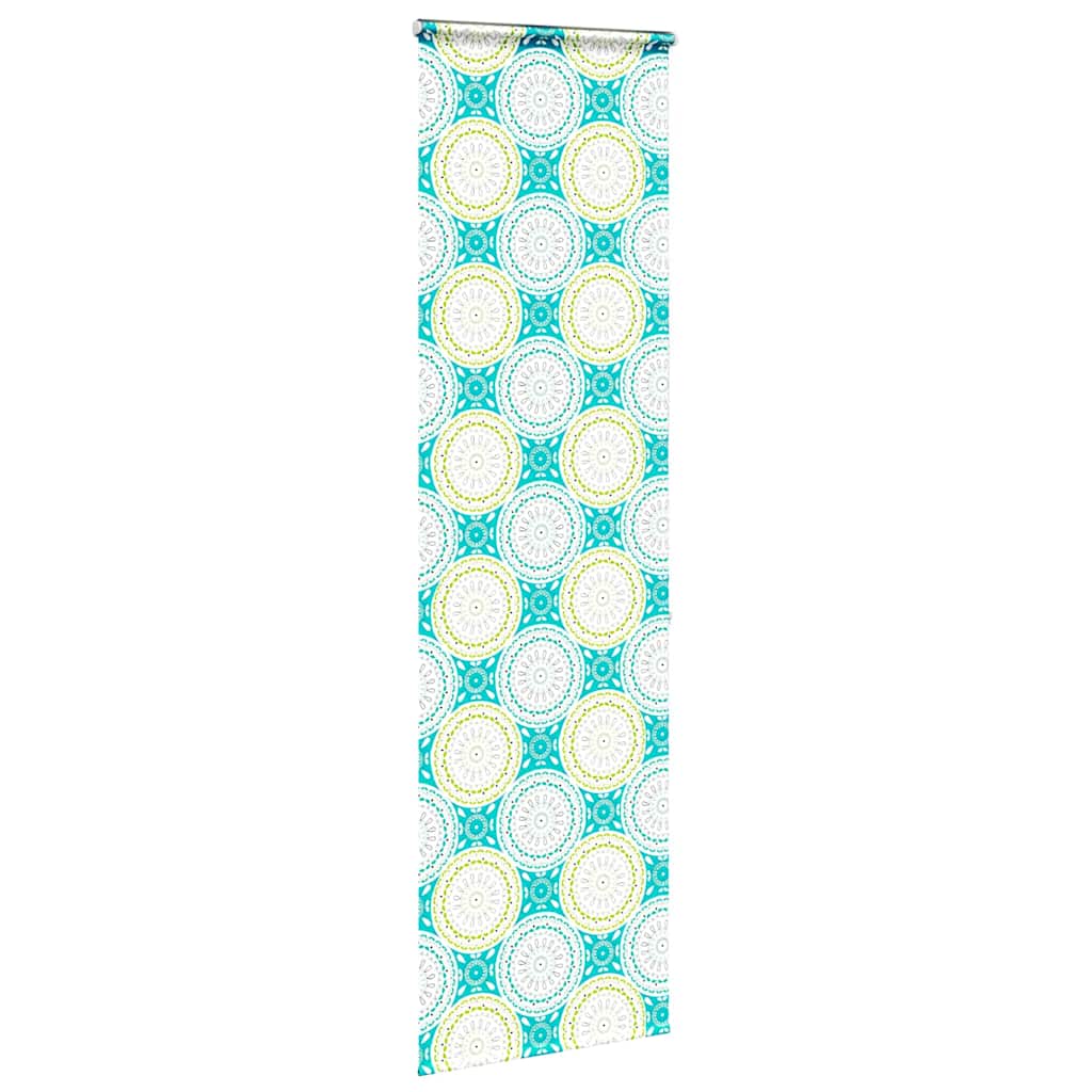 Bruserullegardin med kassette 80x240 cm Stofbredde 76 cm
