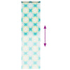 Bruserullegardin med kassette 80x240 cm Stofbredde 76 cm