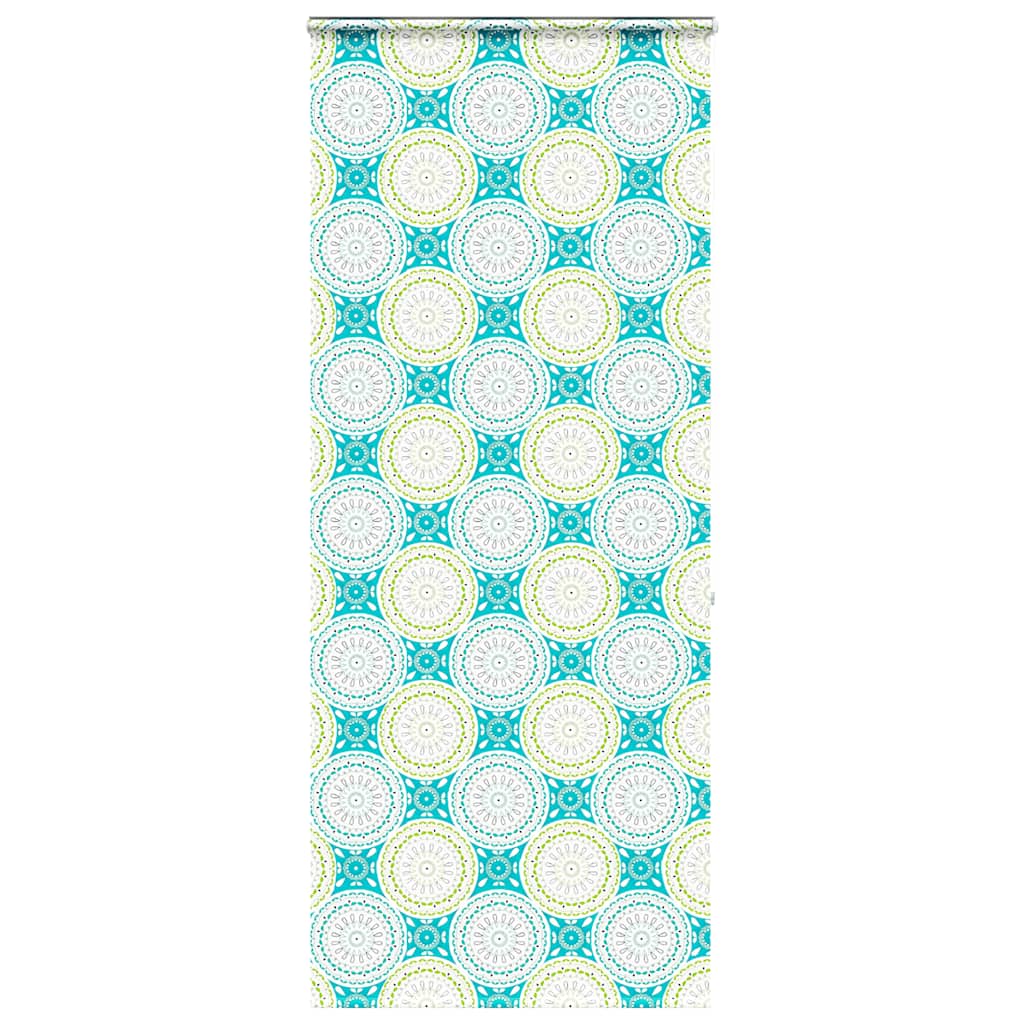 Bruserullegardin med kassette 90x240 cm Stofbredde 86 cm