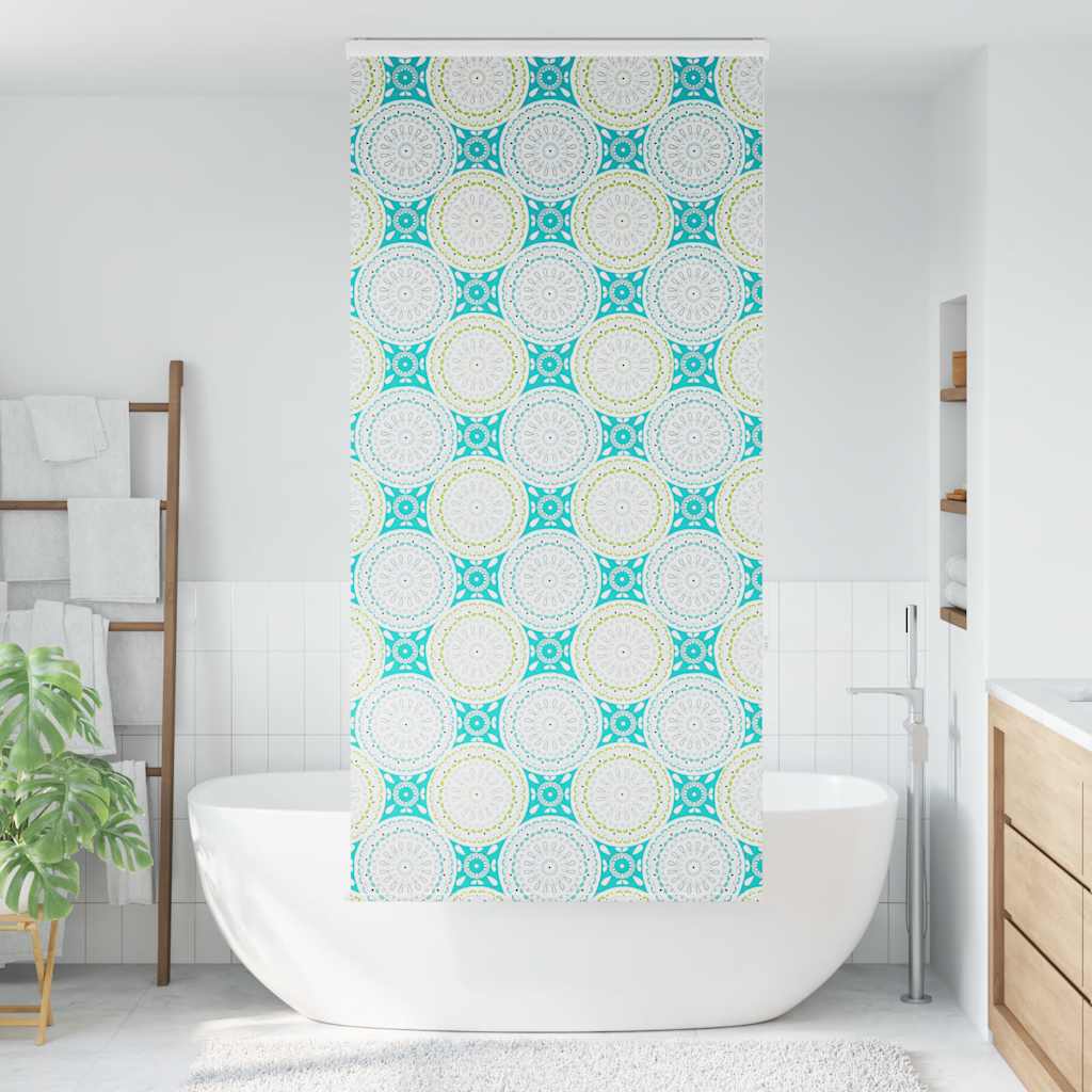 Bruserullegardin med kassette 100x240 cm Stofbredde 96 cm