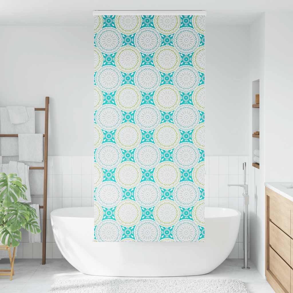 Bruserullegardin med kassette 110x240 cm Stofbredde 106 cm