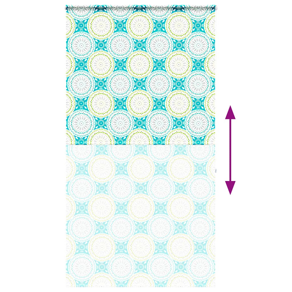 Bruserullegardin med kassette 120x240 cm Stofbredde 116 cm