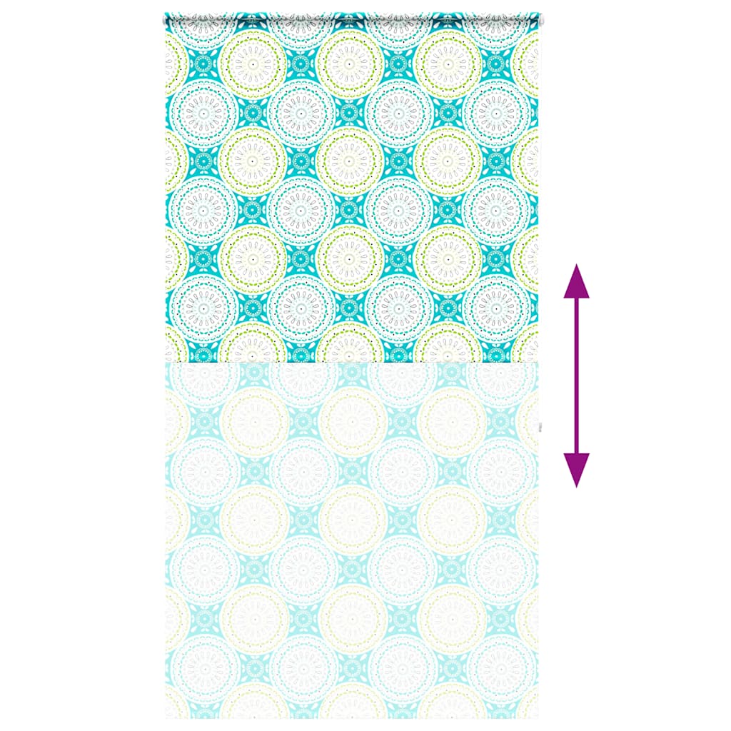 Bruserullegardin med kassette 130x240 cm Stofbredde 126 cm
