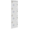 Bruserullegardin med kassette 60x240 cm Stofbredde 56 cm