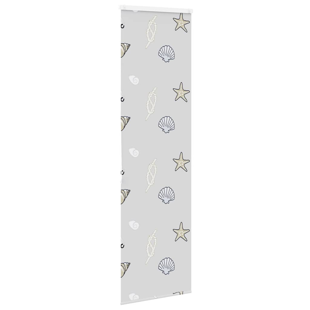 Bruserullegardin med kassette 60x240 cm Stofbredde 56 cm