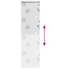 Bruserullegardin med kassette 60x240 cm Stofbredde 56 cm