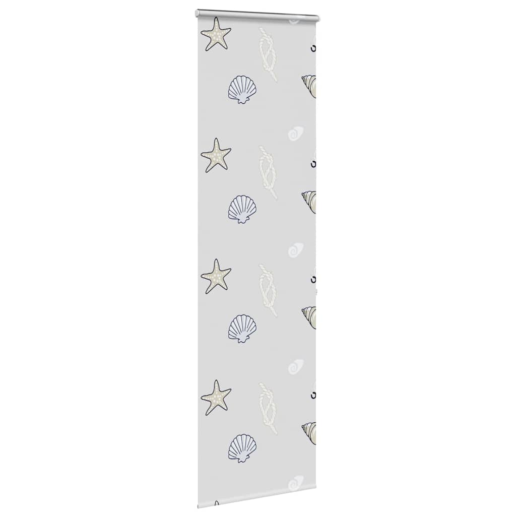 Bruserullegardin med kassette 70x240 cm Stofbredde 66 cm
