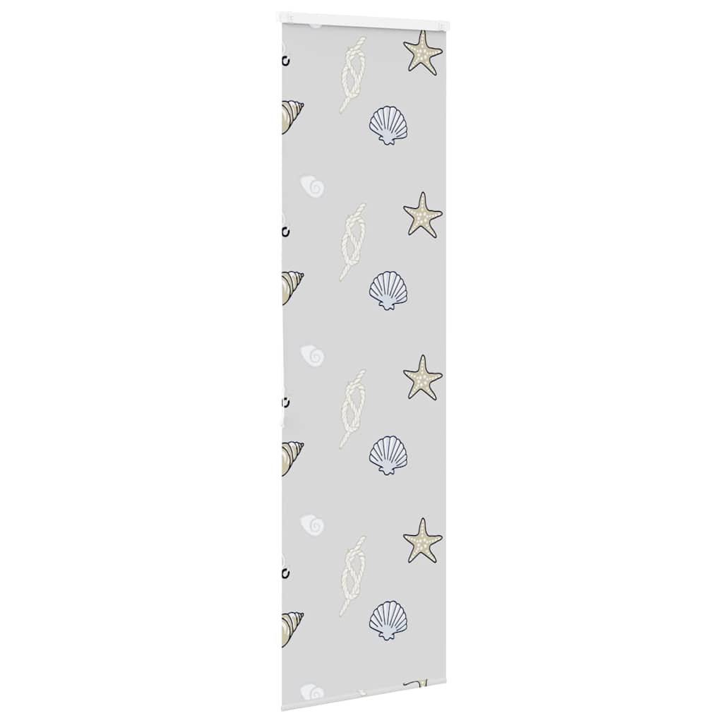 Bruserullegardin med kassette 70x240 cm Stofbredde 66 cm