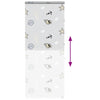 Bruserullegardin med kassette 90x240 cm Stofbredde 86 cm