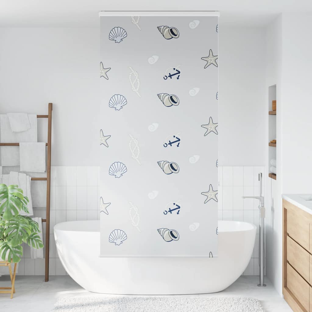 Bruserullegardin med kassette 100x240 cm Stofbredde 96 cm