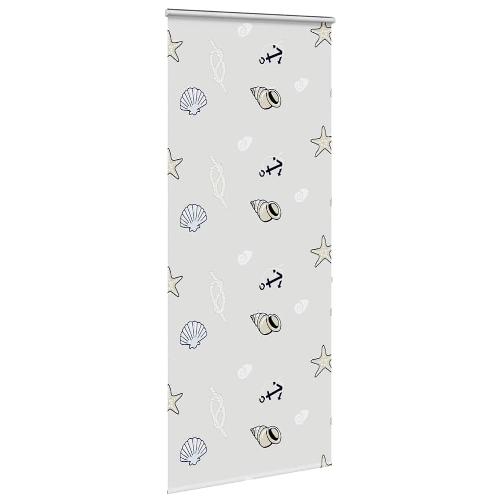 Bruserullegardin med kassette 100x240 cm Stofbredde 96 cm