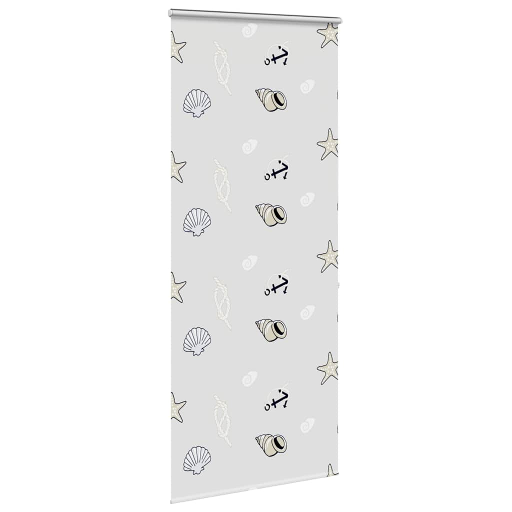 Bruserullegardin med kassette 110x240 cm Stofbredde 106 cm