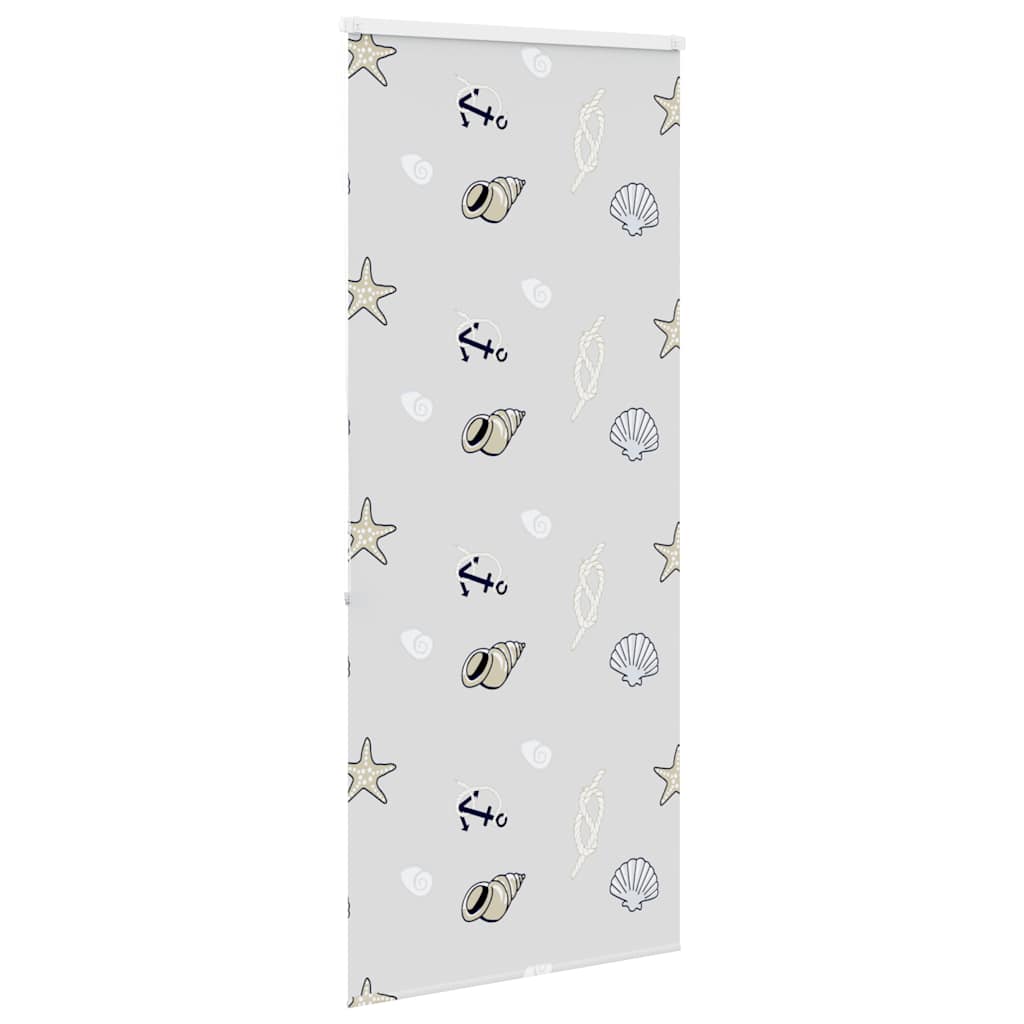 Bruserullegardin med kassette 110x240 cm Stofbredde 106 cm
