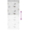 Bruserullegardin med kassette 110x240 cm Stofbredde 106 cm