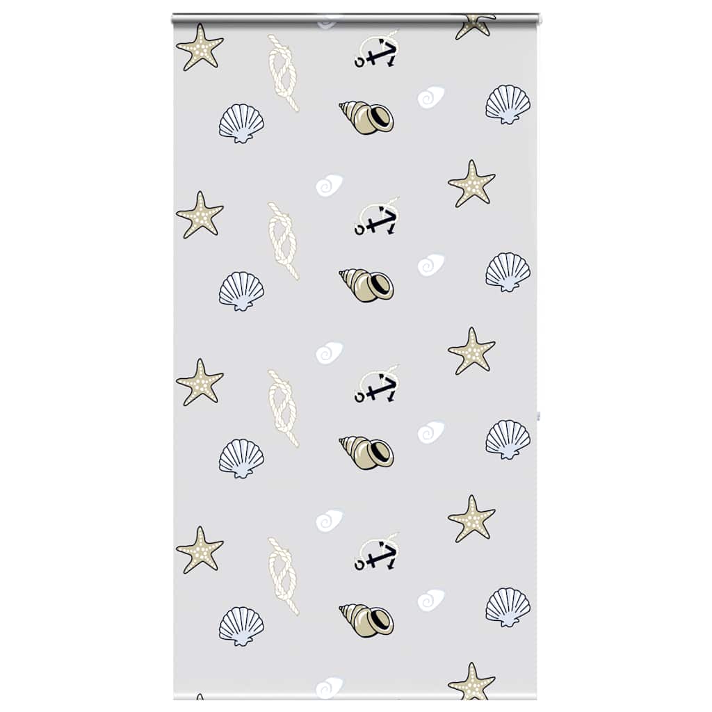 Bruserullegardin med kassette 120x240 cm Stofbredde 116 cm