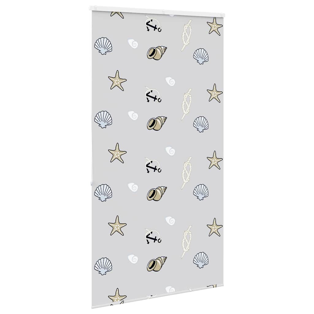 Bruserullegardin med kassette 120x240 cm Stofbredde 116 cm
