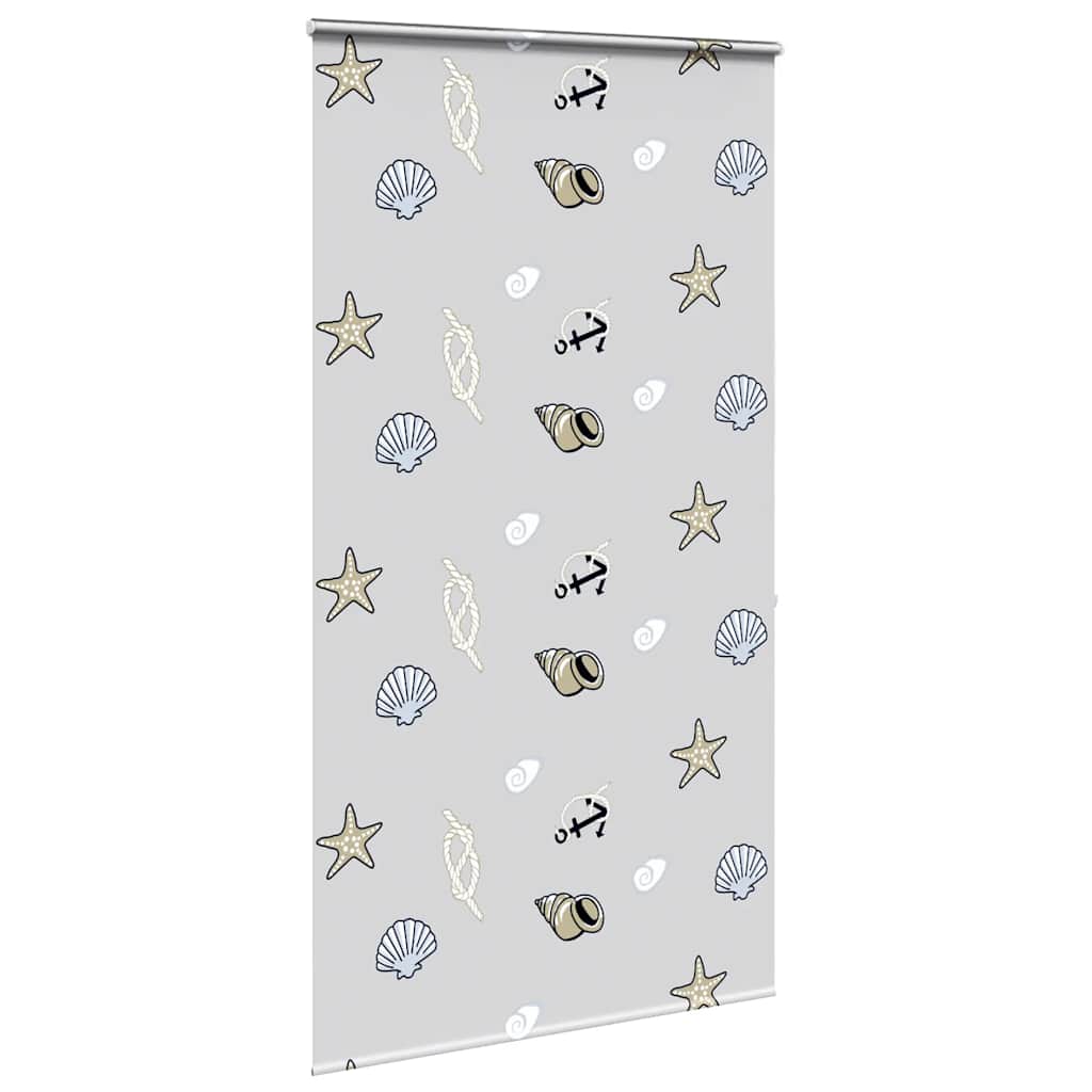 Bruserullegardin med kassette 130x240 cm Stofbredde 126 cm