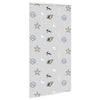 Bruserullegardin med kassette 130x240 cm Stofbredde 126 cm