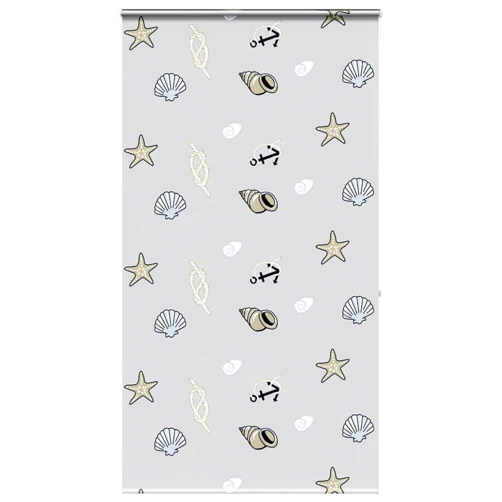 Bruserullegardin med kassette 140x240 cm Stofbredde 136 cm