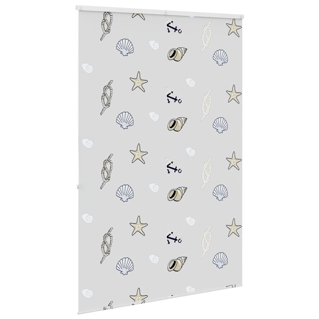 Bruserullegardin med kassette 150x240 cm Stofbredde 146 cm