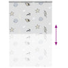 Bruserullegardin med kassette 150x240 cm Stofbredde 146 cm
