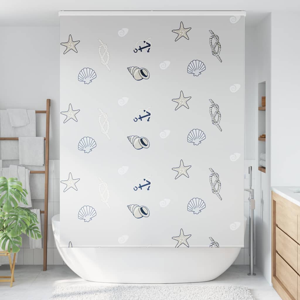 Bruserullegardin med kassette 160x240 cm Stofbredde 156 cm