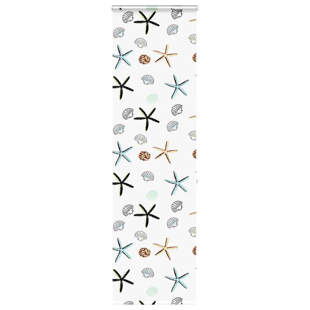 Bruserullegardin med kassette 60x240 cm Stofbredde 56 cm