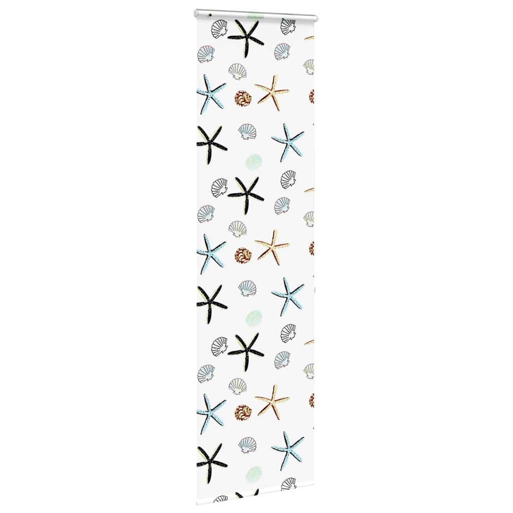 Bruserullegardin med kassette 60x240 cm Stofbredde 56 cm