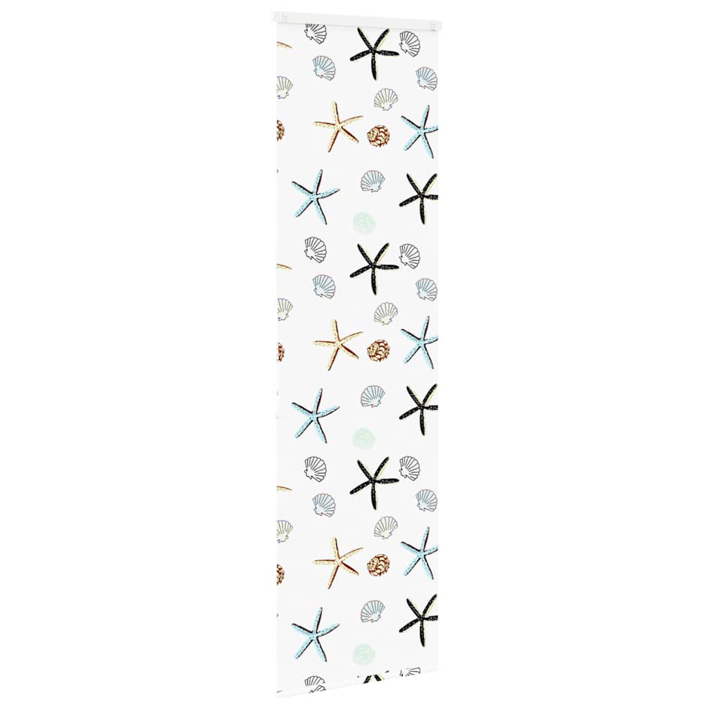 Bruserullegardin med kassette 60x240 cm Stofbredde 56 cm