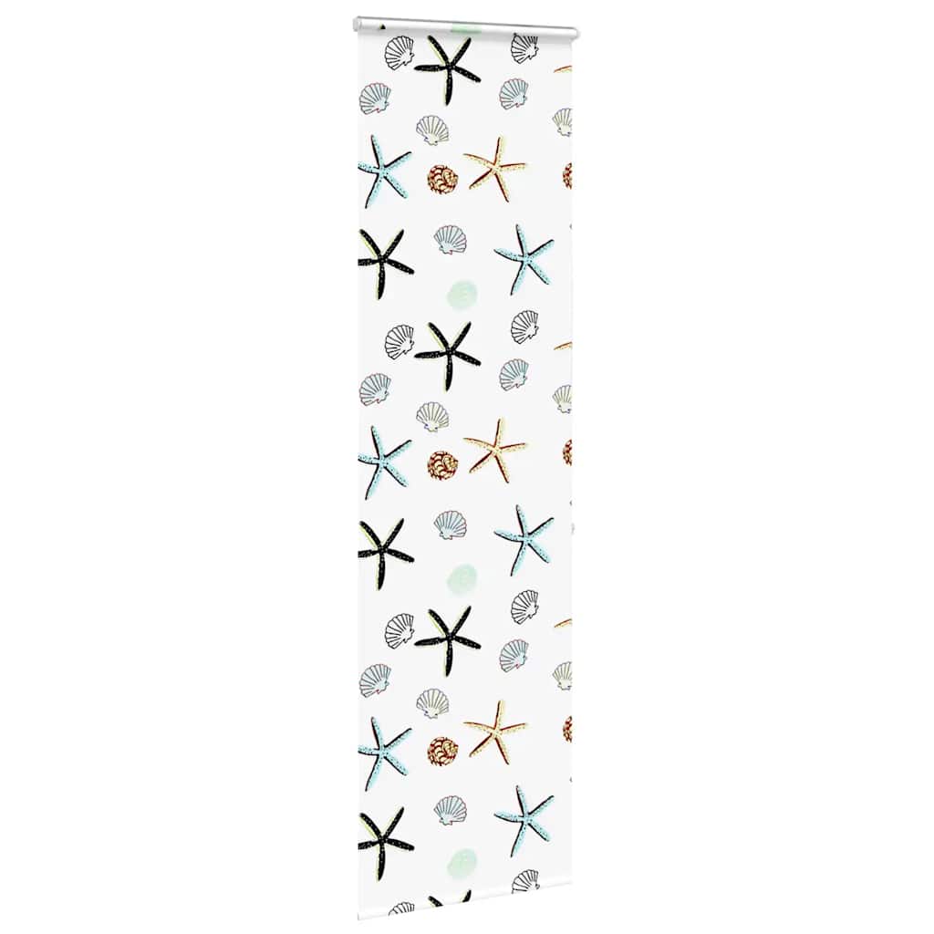 Bruserullegardin med kassette 70x240 cm Stofbredde 66 cm