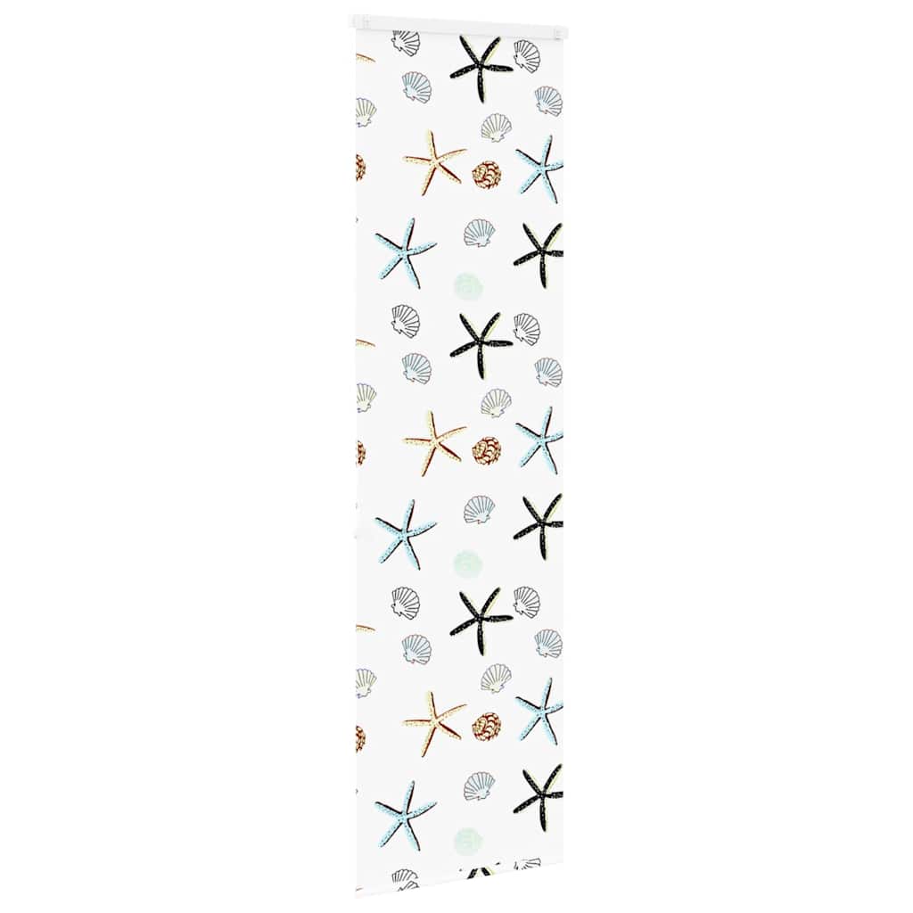 Bruserullegardin med kassette 70x240 cm Stofbredde 66 cm