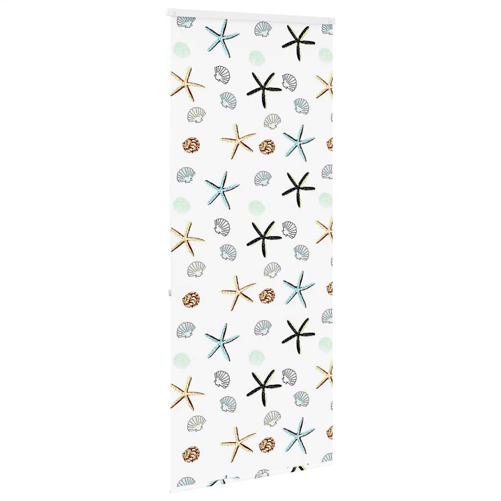 Bruserullegardin med kassette 90x240 cm Stofbredde 86 cm
