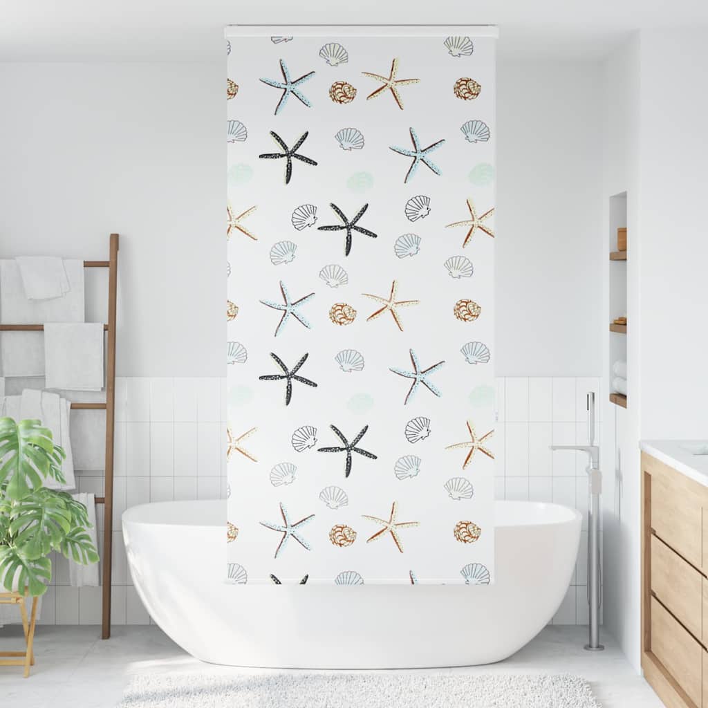 Bruserullegardin med kassette 100x240 cm Stofbredde 96 cm
