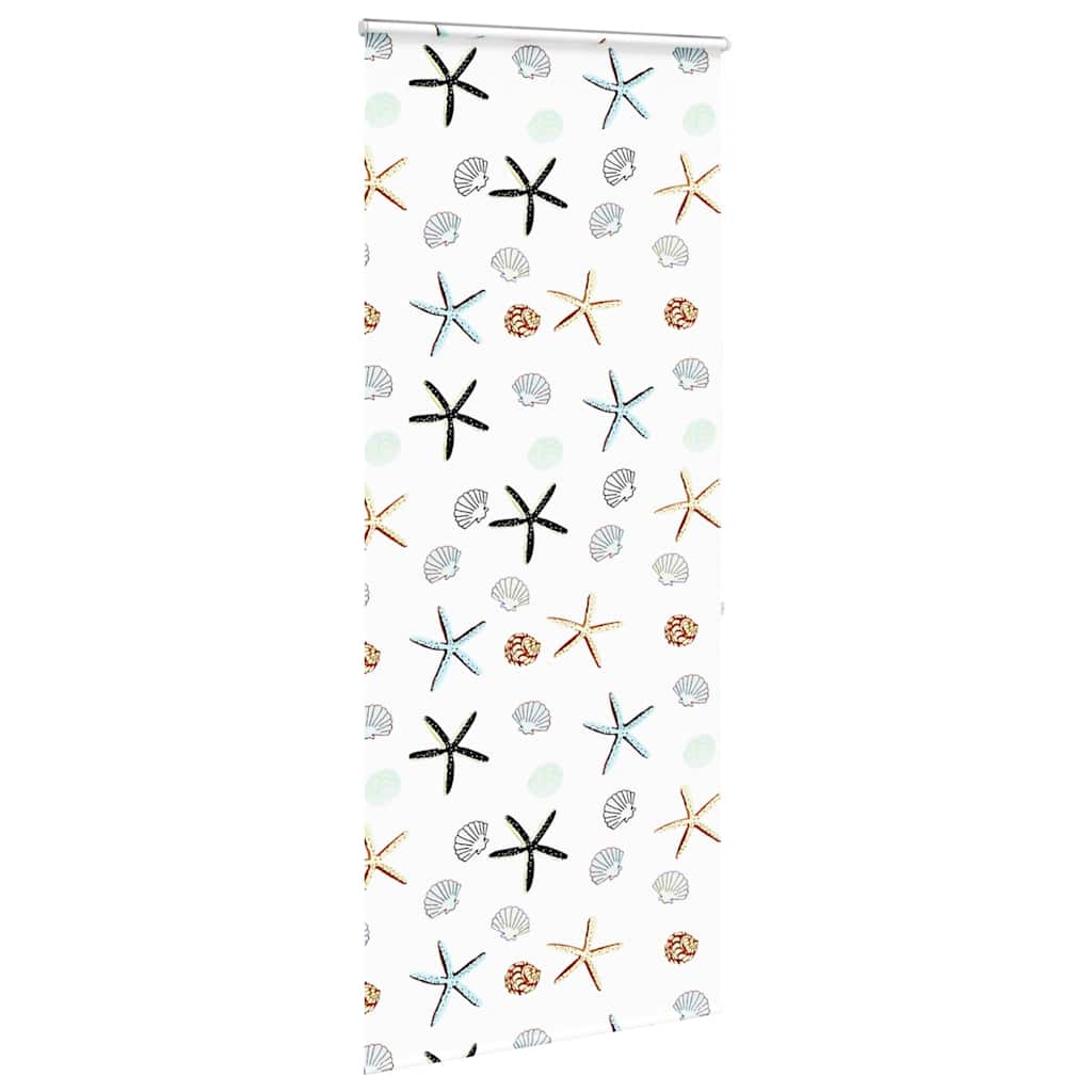 Bruserullegardin med kassette 100x240 cm Stofbredde 96 cm