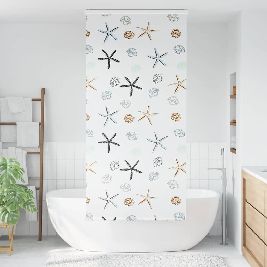 Bruserullegardin med kassette 110x240 cm Stofbredde 106 cm