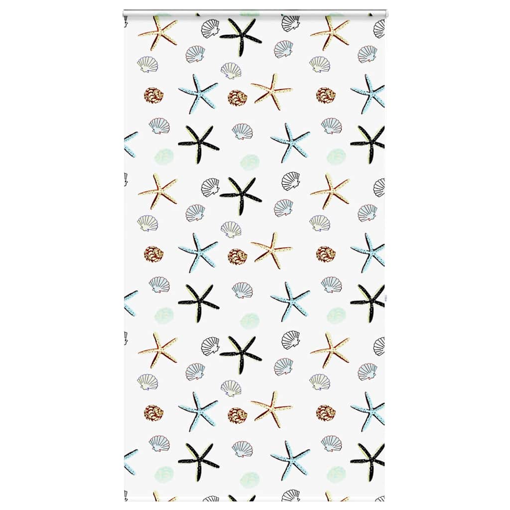 Bruserullegardin med kassette 130x240 cm Stofbredde 126 cm