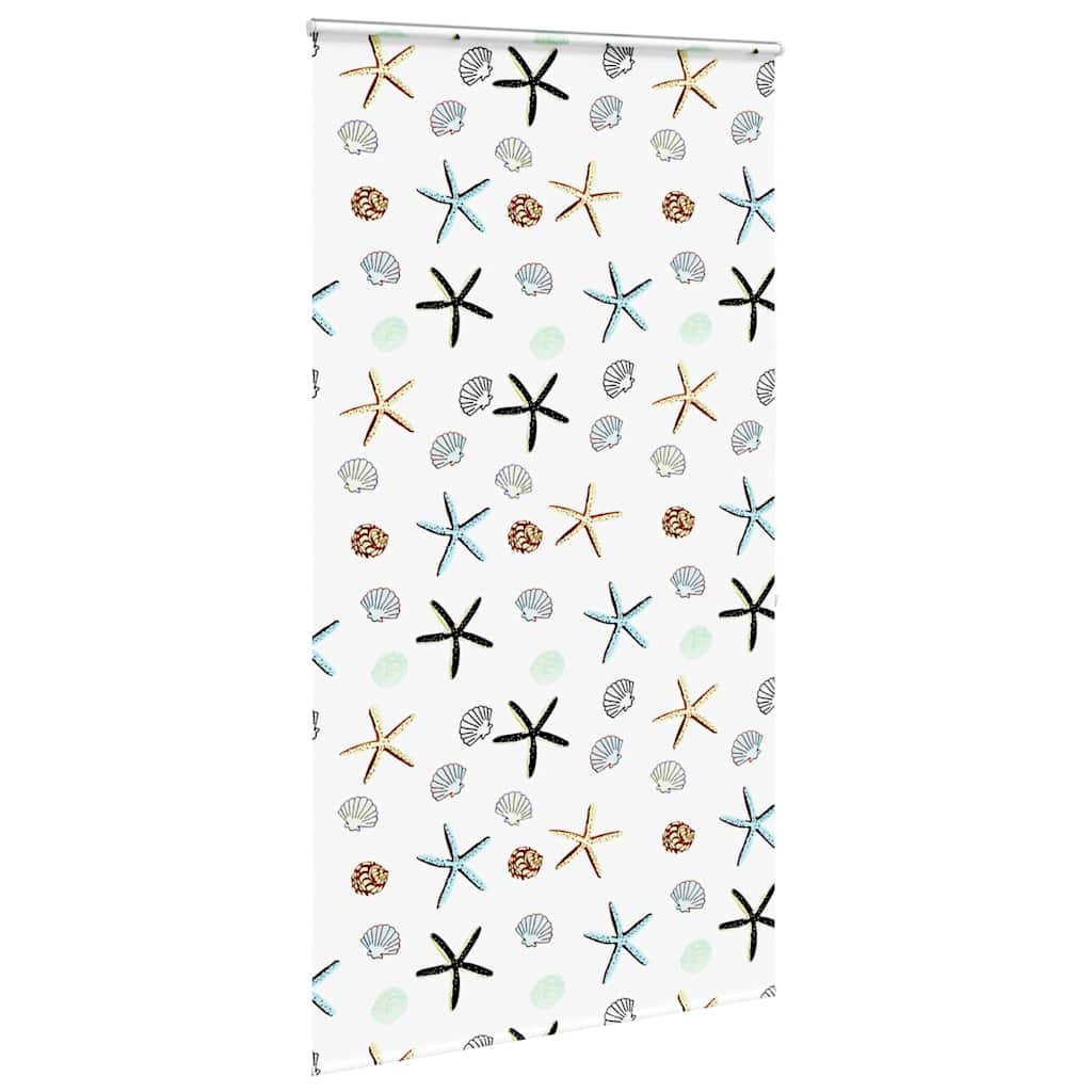 Bruserullegardin med kassette 130x240 cm Stofbredde 126 cm