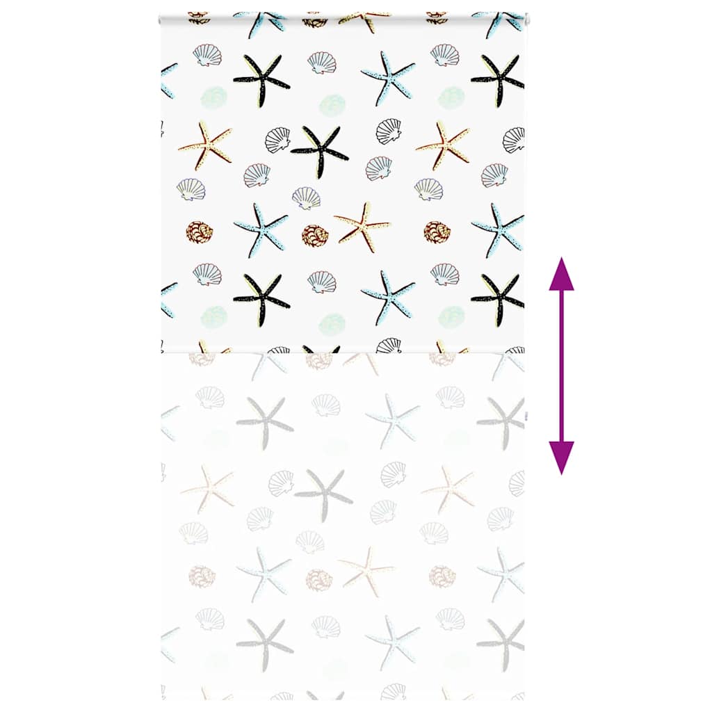 Bruserullegardin med kassette 130x240 cm Stofbredde 126 cm