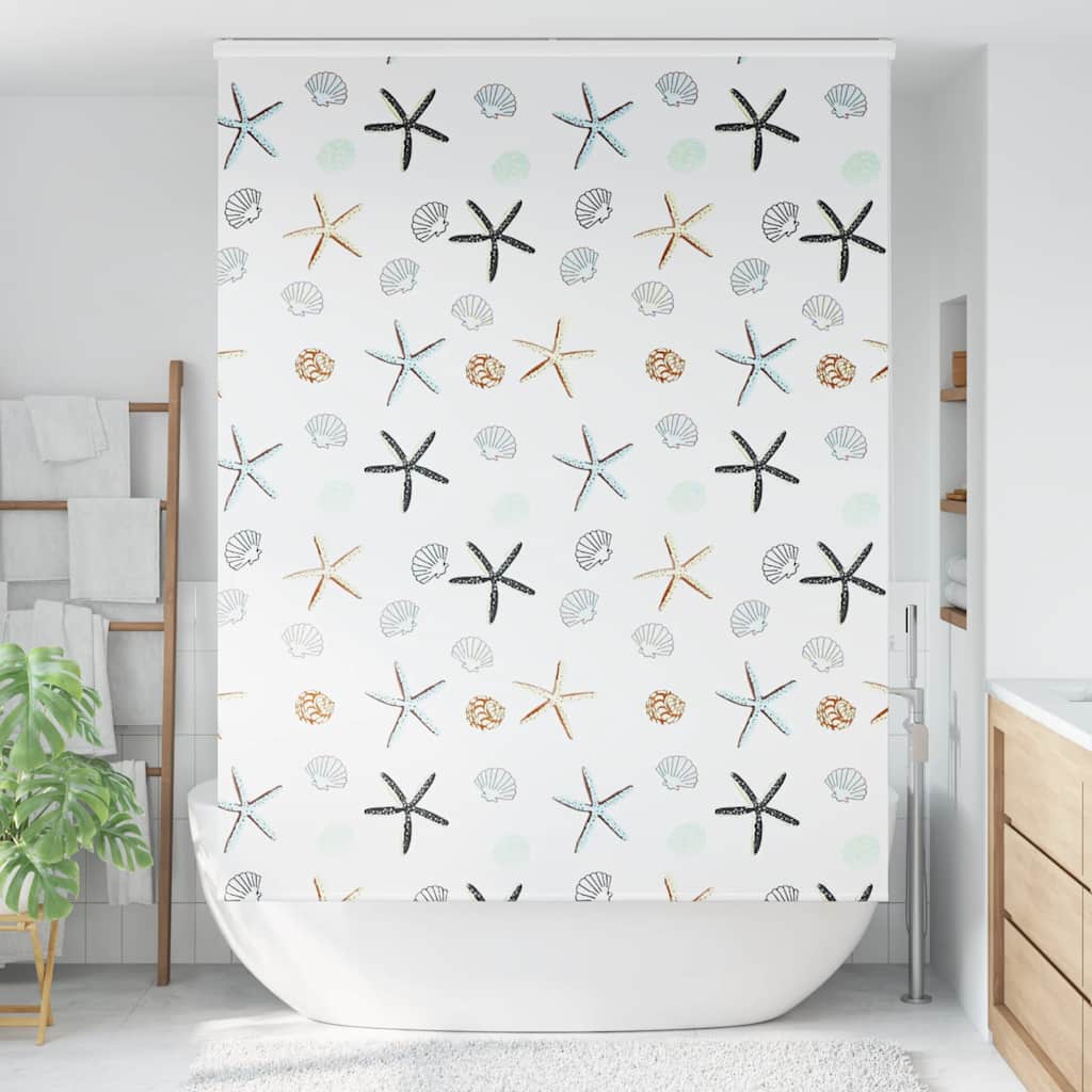 Bruserullegardin med kassette 150x240 cm Stofbredde 146 cm