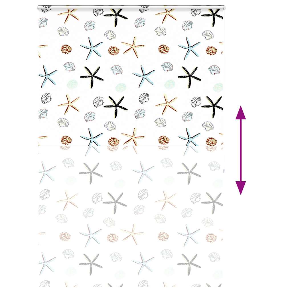Bruserullegardin med kassette 150x240 cm Stofbredde 146 cm