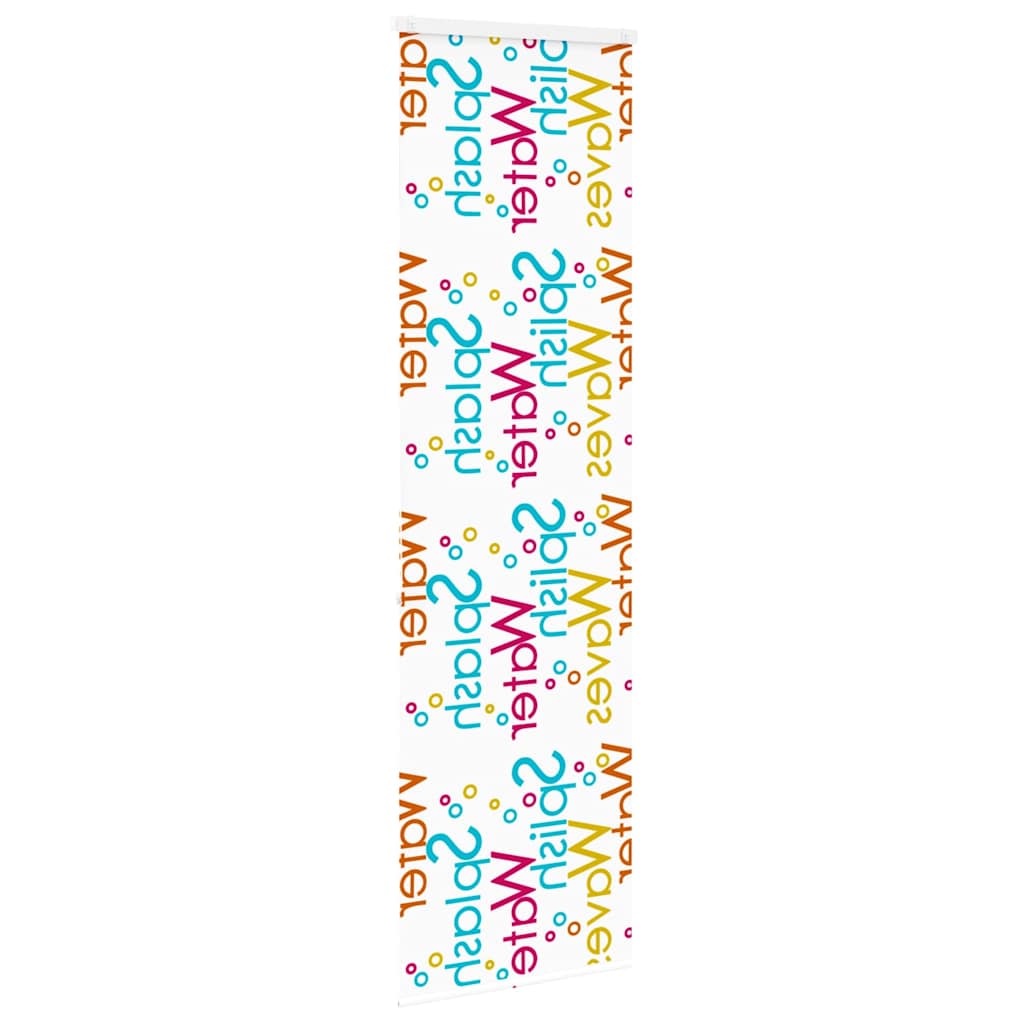 Bruserullegardin med kassette 60x240 cm Stofbredde 56 cm