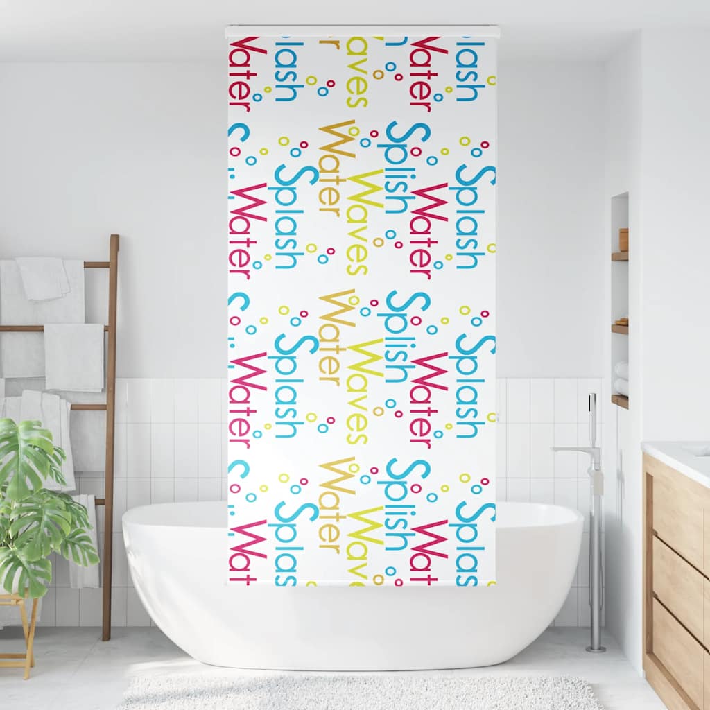 Bruserullegardin med kassette 110x240 cm Stofbredde 106 cm