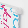 Bruserullegardin med kassette 110x240 cm Stofbredde 106 cm