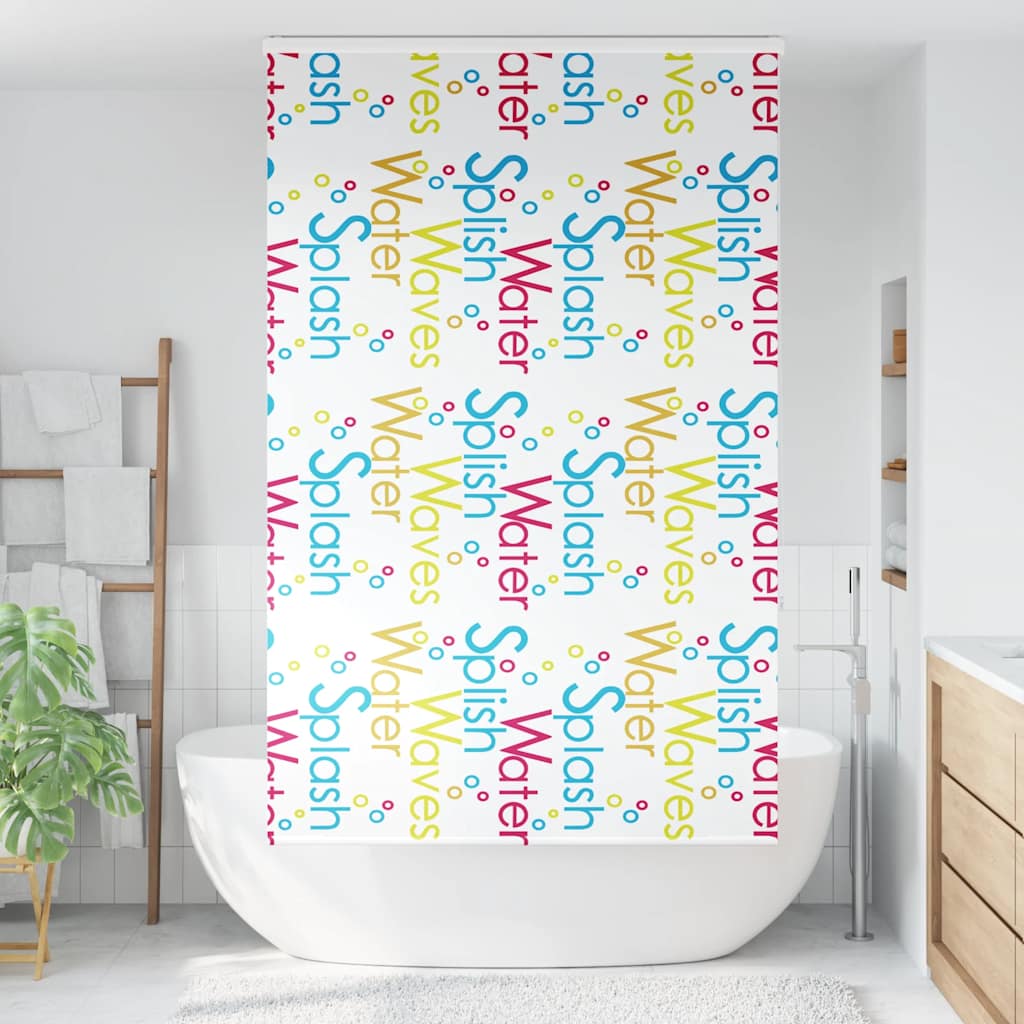 Bruserullegardin med kassette 130x240 cm Stofbredde 126 cm